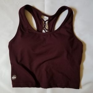 Senita Athletics laced back activewear crop